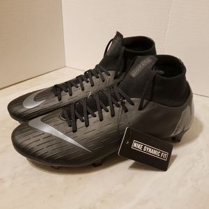 NIKE SUPERFLY VI PRO FG SOCCER CLEATS (BLACK) AH7368-001 NEW 10.5